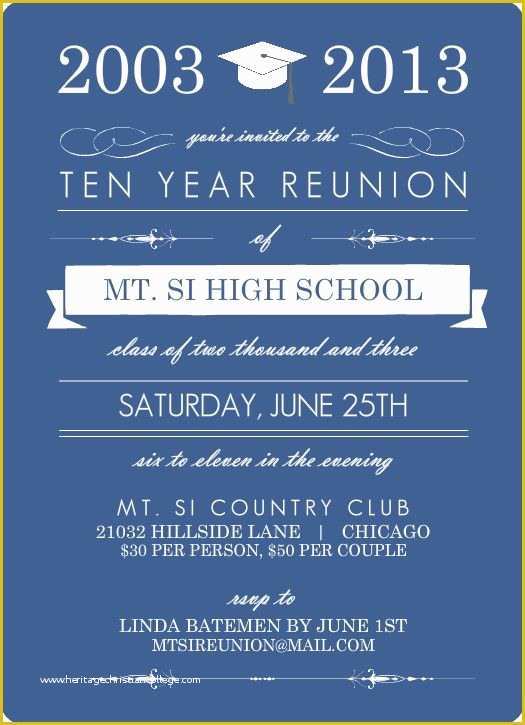 Class Reunion Invitation Templates Free Of Class Reunion Flyer Template Yourweek 409b30eca25e