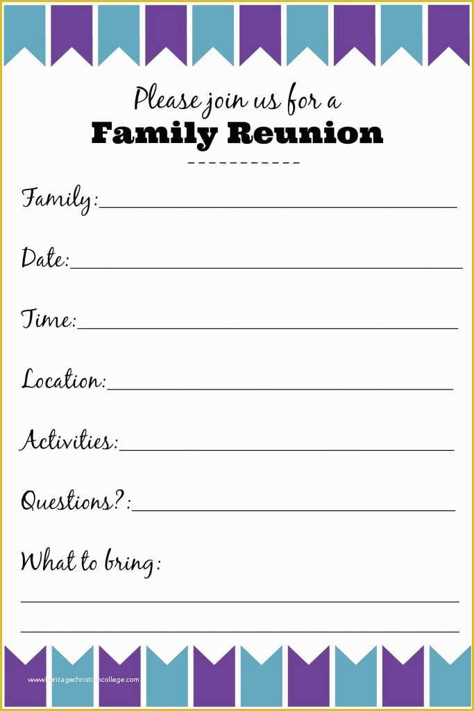 Class Reunion Invitation Templates Free Of Family Reunion Flyer Template Yourweek 4a3c60eca25e