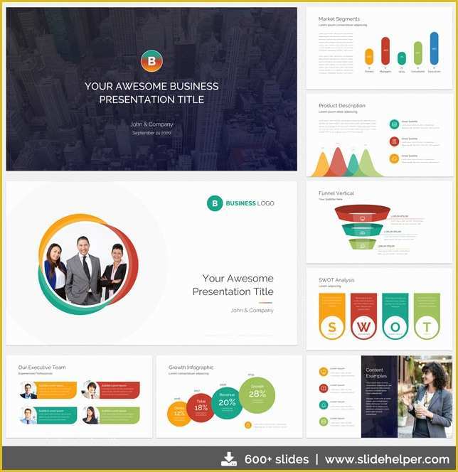 Clean Professional Powerpoint Templates Free Of Classy Business Presentation Template with Clean & Elegant