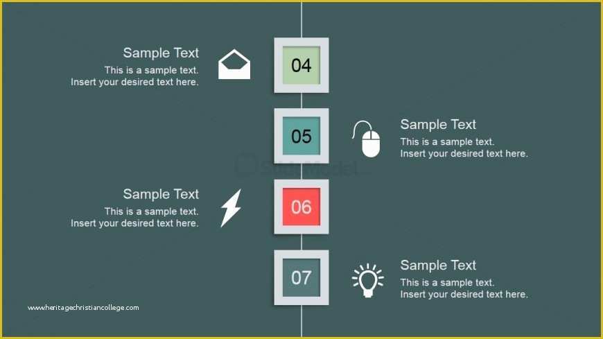 Clean Professional Powerpoint Templates Free Of Clean Professional Slide Design Steps 4 to 7 Slidemodel