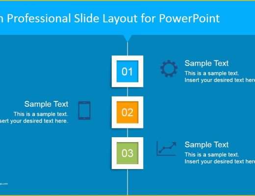 Clean Professional Powerpoint Templates Free Of Clean Professional Vertical Layout for Powerpoint Blue