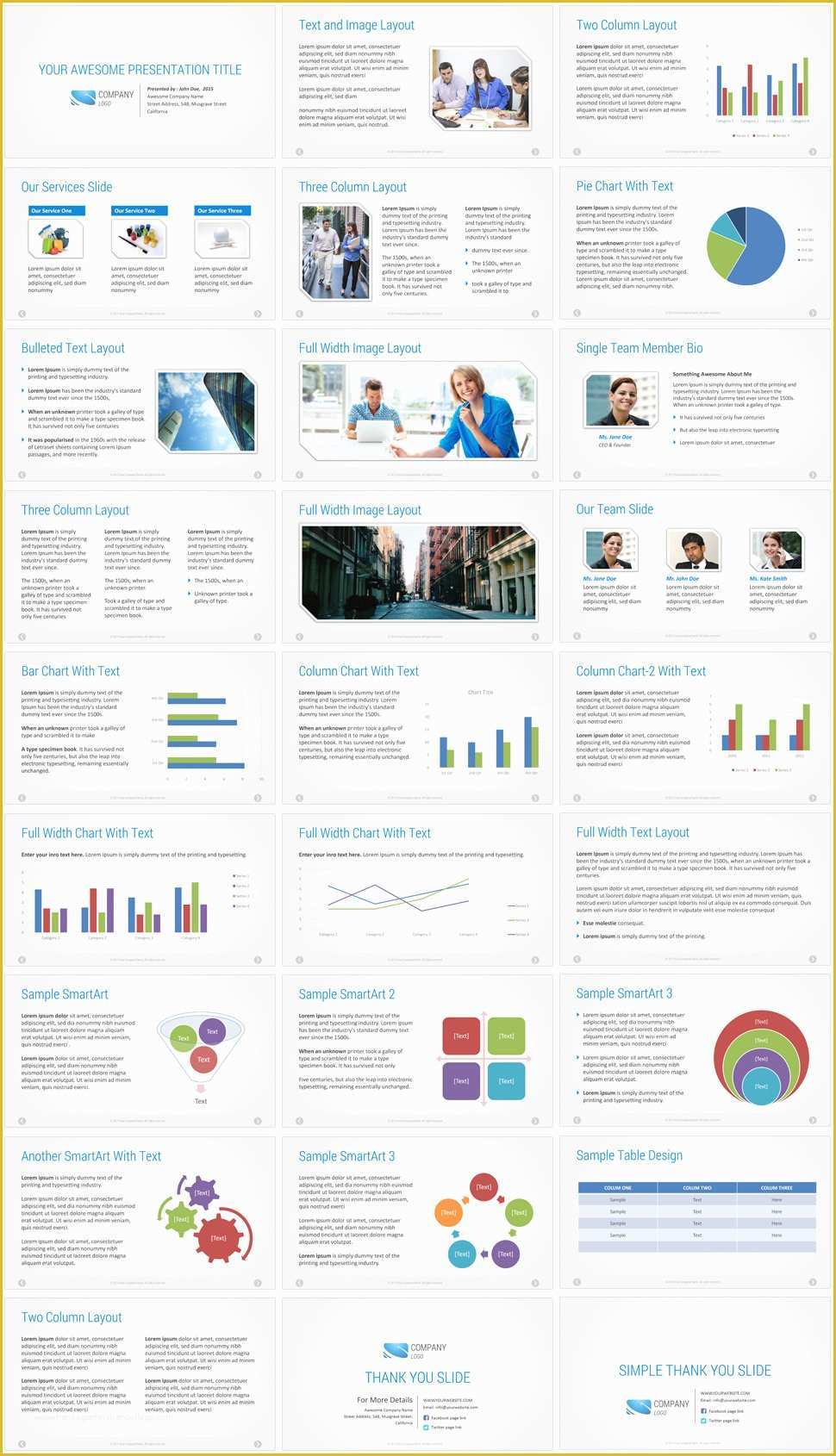 Clean Professional Powerpoint Templates Free Of Premium Pany Presentation Template Corporate