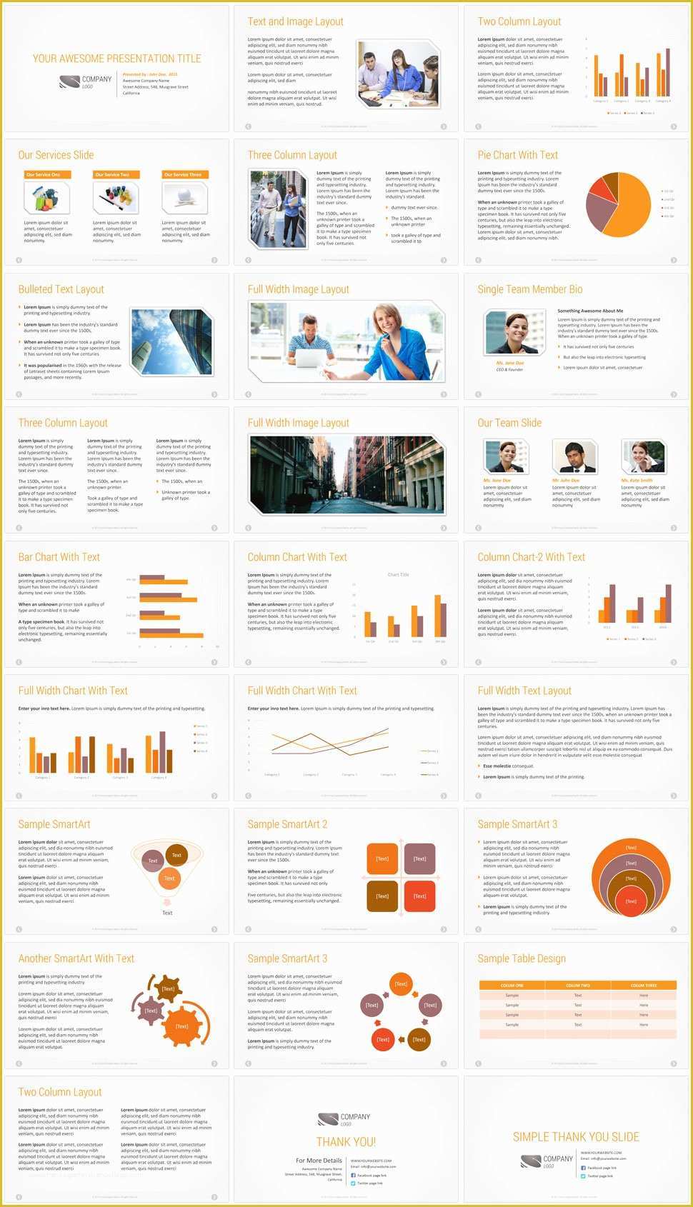 Clean Professional Powerpoint Templates Free Of Premium Pany Presentation Template Corporate