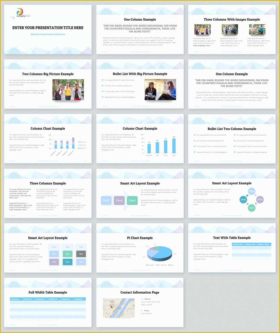 Clean Professional Powerpoint Templates Free Of Professional Powerpoint Template Consistent Color theme