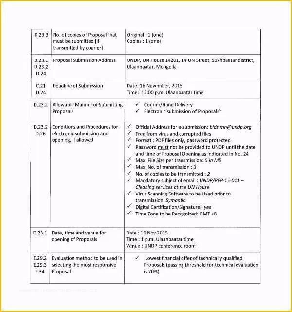 51 Cleaning Bid Template Free