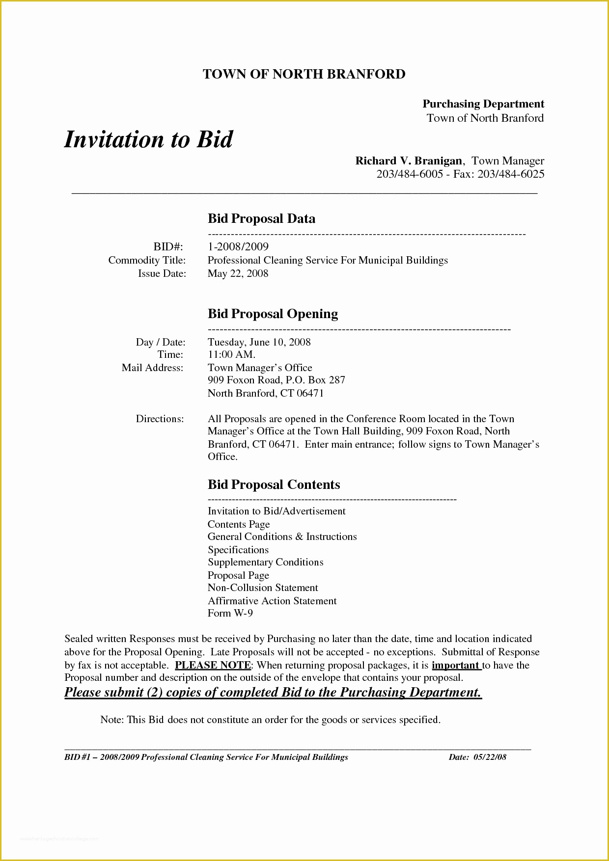 Cleaning Bid Template Free Of Bid Proposal Sample Mughals