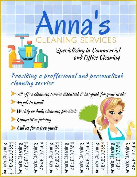 Cleaning Flyers Templates Free Of Cleaning Service Template