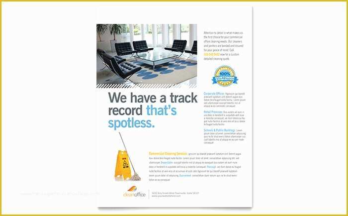 Cleaning Flyers Templates Free Of Janitorial &amp; Fice Cleaning Flyer Template Design