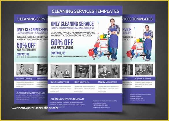 Cleaning Service Flyer Template Free Of 10 House Cleaning Flyer Templates to Download