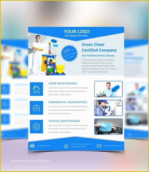 Cleaning Service Template Free Of 27 Cleaning Service Flyer Designs Psd Vector Eps Jpg