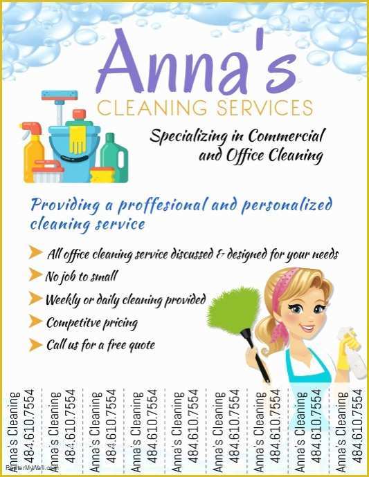 Cleaning Service Template Free Of Cleaning Service Template