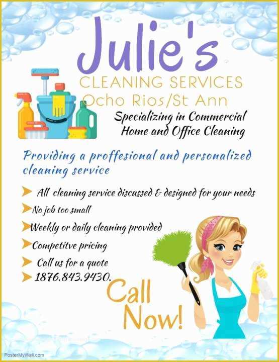 Cleaning Service Template Free Of Cleaning Services In St Ann