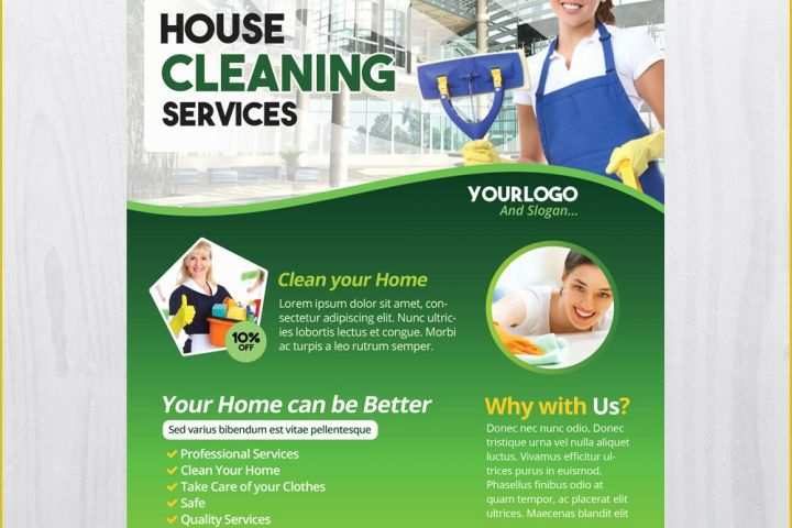 Cleaning Services Template Free Download Of Cleaning Services Download Free Psd Flyer Template