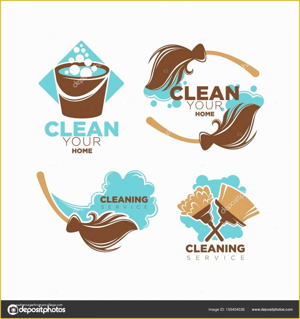 Cleaning Services Template Free Download Of Home Cleaning Service Logo Template — Stock Vector