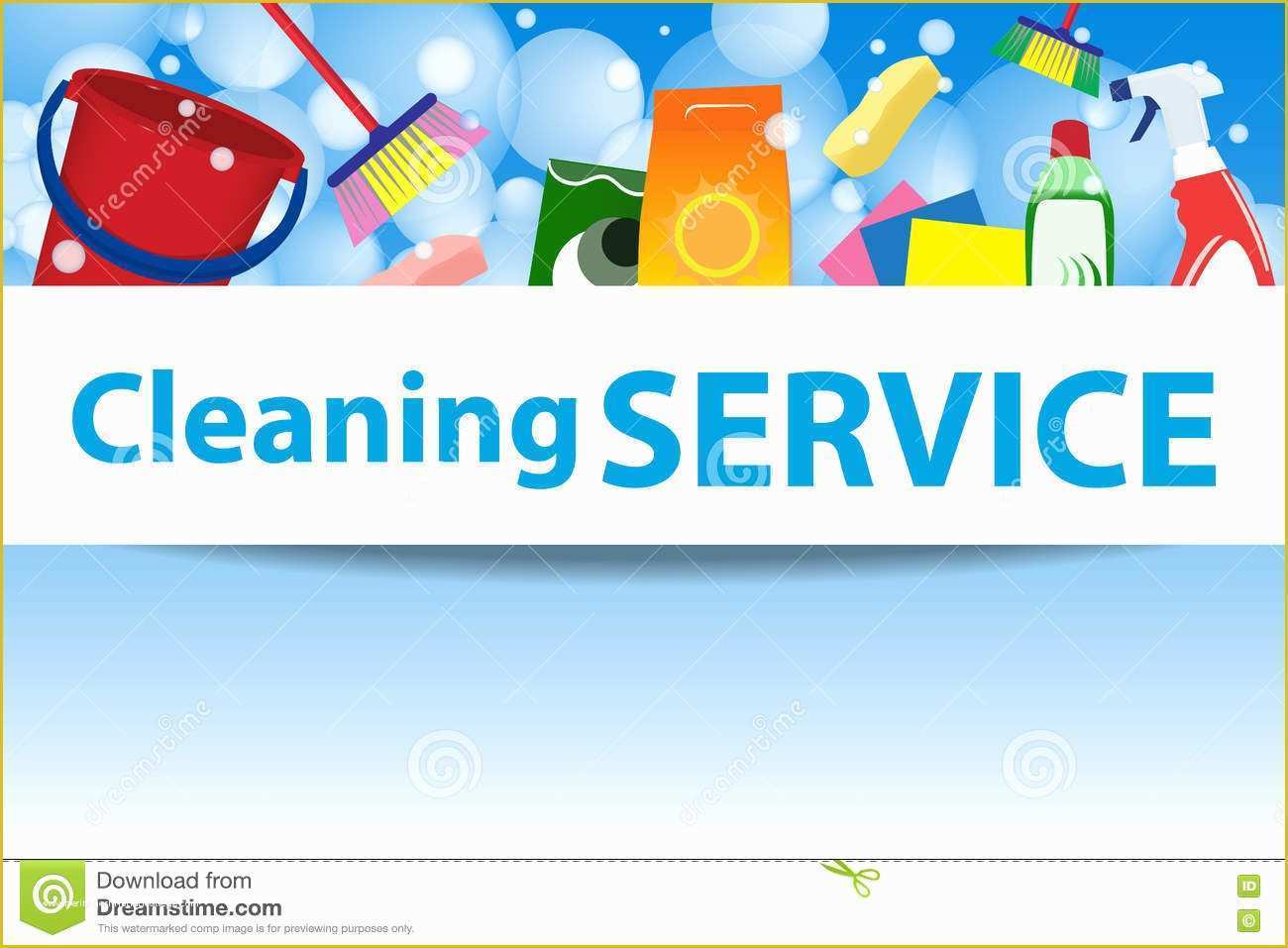 Cleaning Services Template Free Download Of Illustration Cleaning Service Poster Template for House
