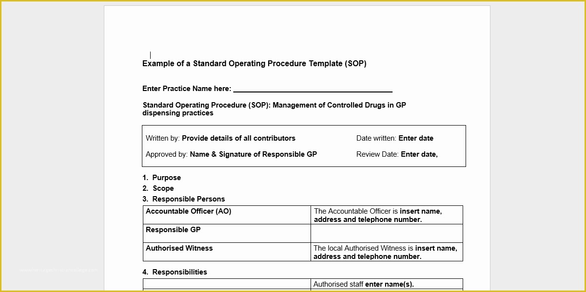 Clinical Research sop Template Free Of 20 Free sop Templates to Make Recording Processes Quick