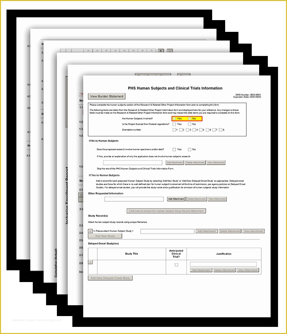 Clinical Research sop Template Free Of G 500 Phs Human Subjects and Clinical Trials Information