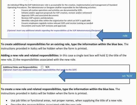 Clinical Research sop Template Free Of Standard Operating Procedure sop Template User Guide