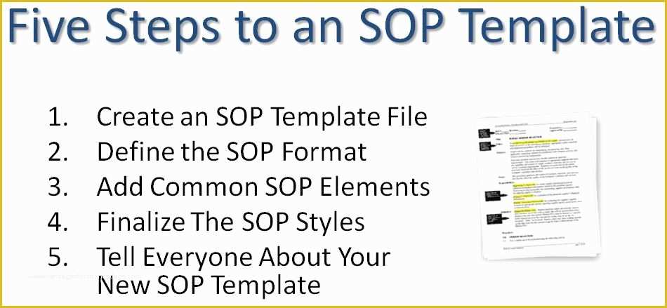 Clinical Research sop Template Free Of Writing Standard Operating Procedures Writing sop