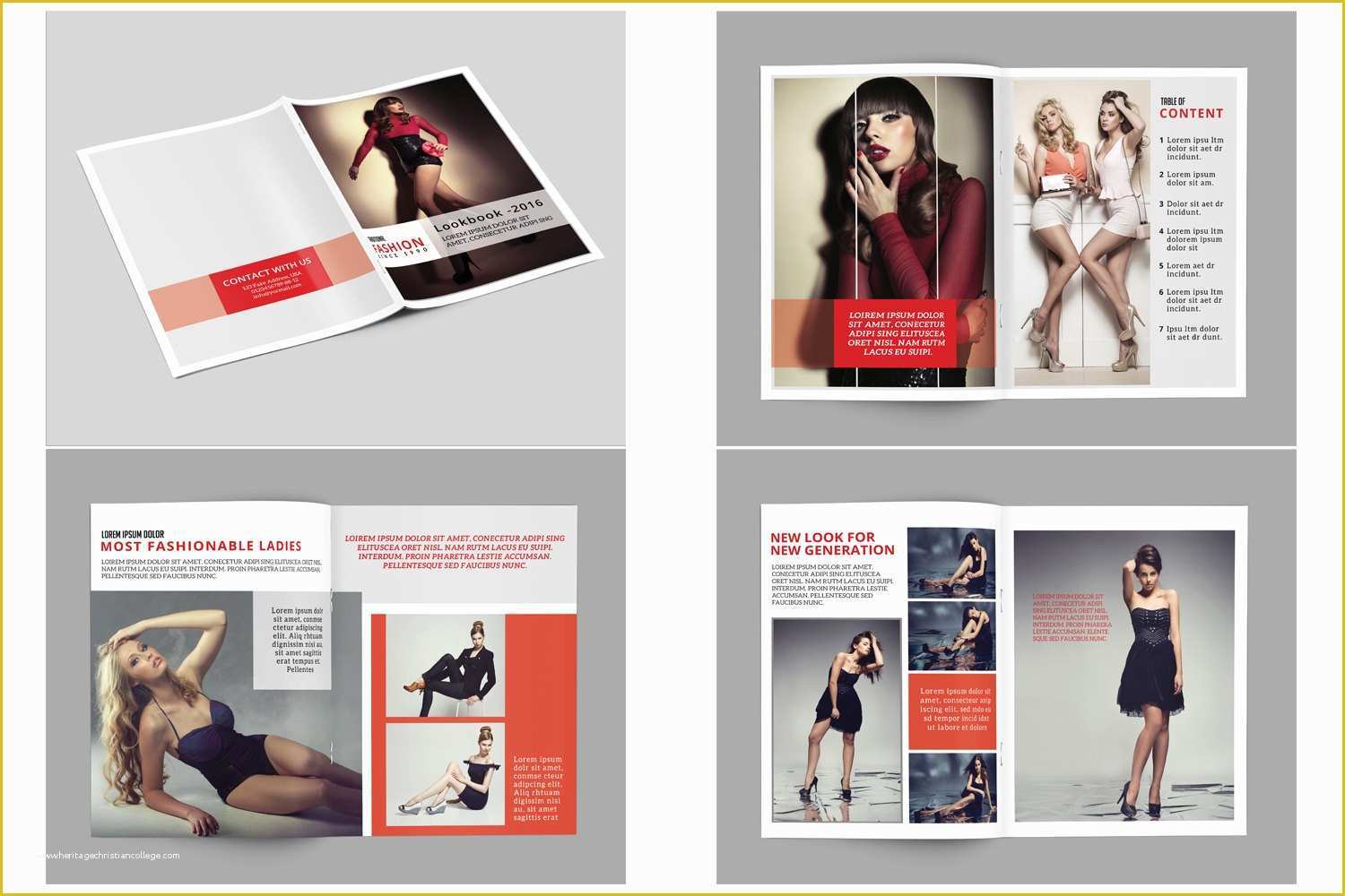 Clothing Catalog Template Free Of Graphy Magazine Template 16 Page Graphy Brochure