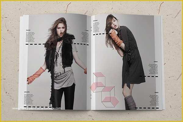 Clothing Catalog Template Free Of Minimalistic Fashion Catalog Template On Behance