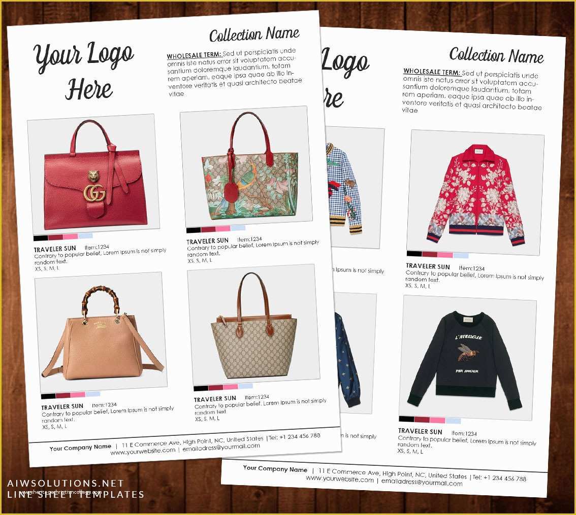 Clothing Catalog Template Free Of wholesale Catalog Template Product Catalog Indesign