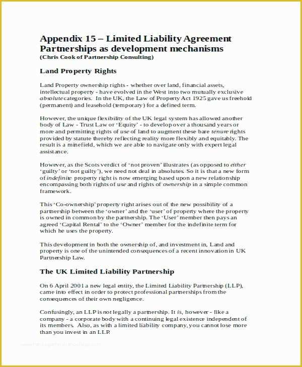 Co Ownership Agreement Template Free Of 47 New Co Ownership Property Agreement Sample