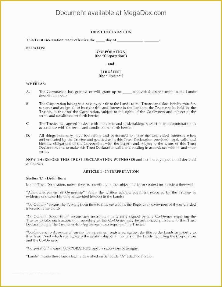 Co Ownership Agreement Template Free Of Co Ownership Mon Real Property Agreement Quick Claim
