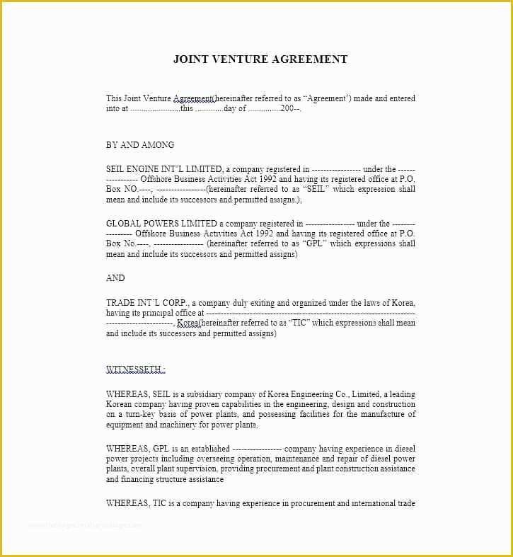 Co Ownership Agreement Template Free Of Luxury S Joint Check Agreement form Co Ownership