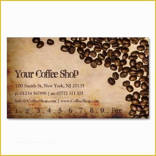 Coffee Business Card Template Free Of 67 Best Images About Customer Loyalty Business Cards On