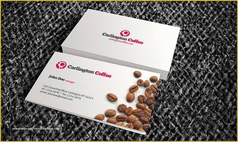 Coffee Business Card Template Free Of Cafe Business Card Template Free Download Cf