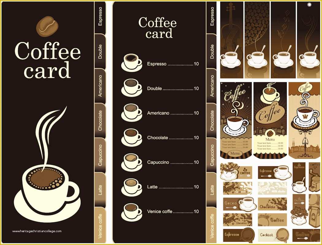 Coffee Business Card Template Free Of Coffee