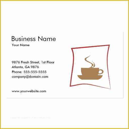 Coffee Business Card Template Free Of Coffee Shop Business Card Template