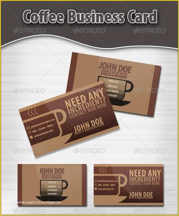 Coffee Business Card Template Free Of Templates for Coffee Business Cards Tinkytyler