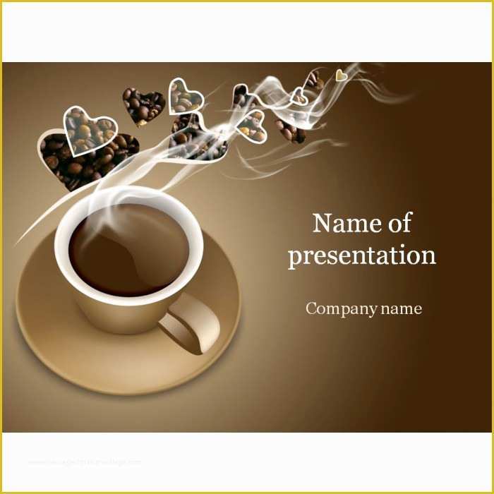 Coffee Powerpoint Template Free Download Of Coffee Powerpoint Template