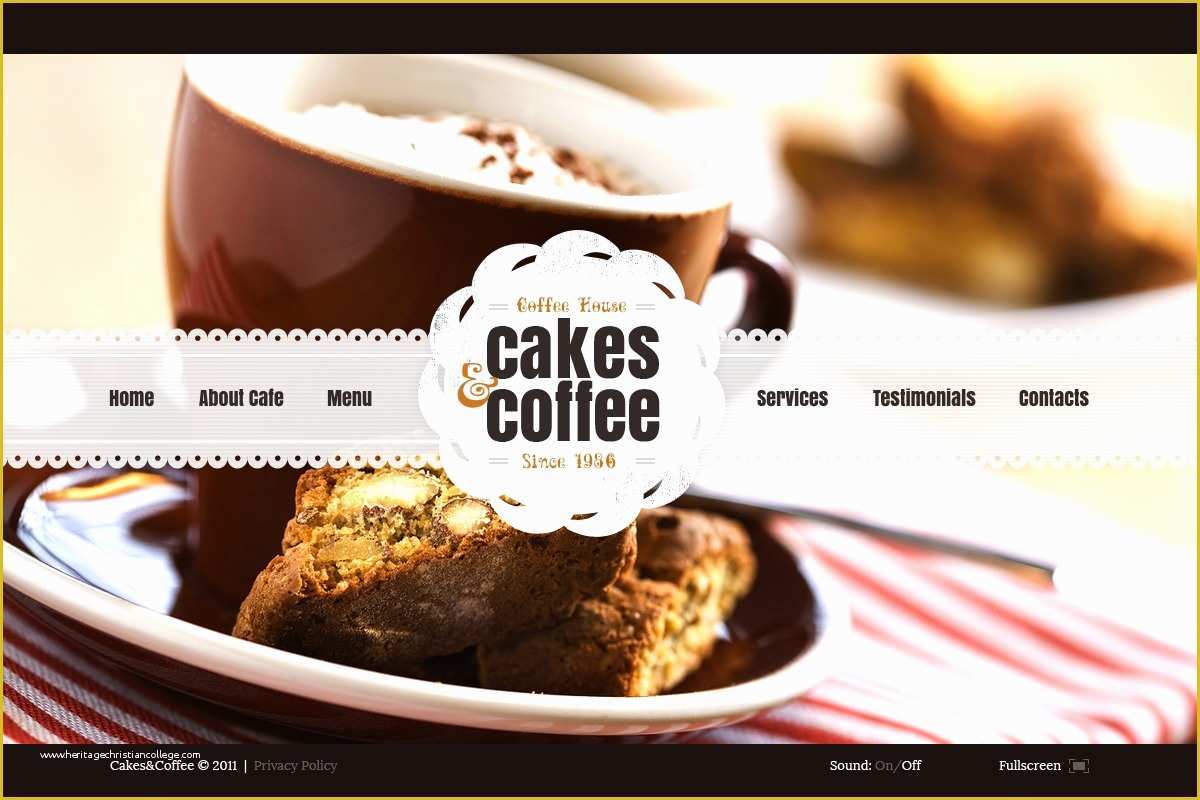 Coffee Powerpoint Template Free Download Of Coffee Shop Flash Template