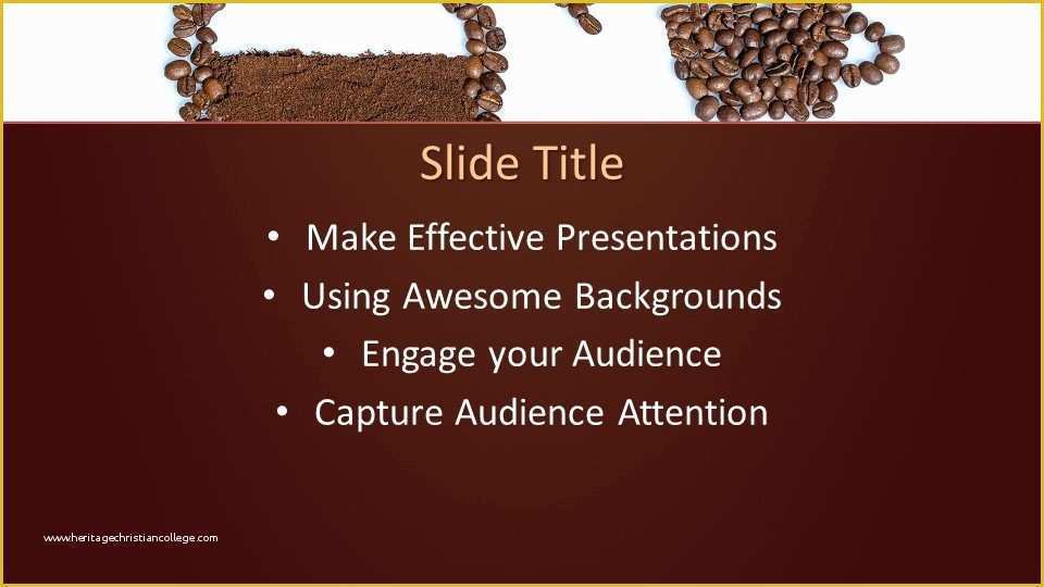 Coffee Powerpoint Template Free Download Of Free Coffee Beans Powerpoint Template Free Powerpoint