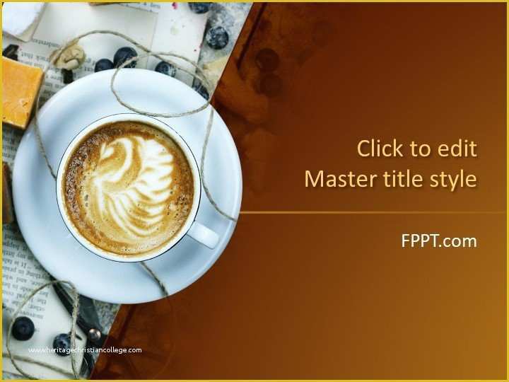Coffee Powerpoint Template Free Download Of Free Coffee Powerpoint Templates