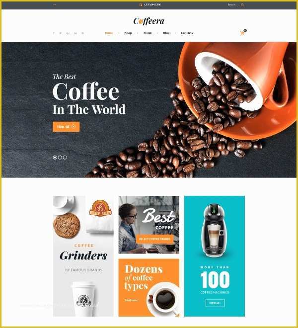 Coffee Shop Website Template Free Download Of 12 Coffee Shop Website themes & Templates