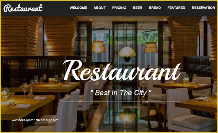 Coffee Shop Website Template Free Download Of Bootstrap Food Restaurant Website Template Free Download