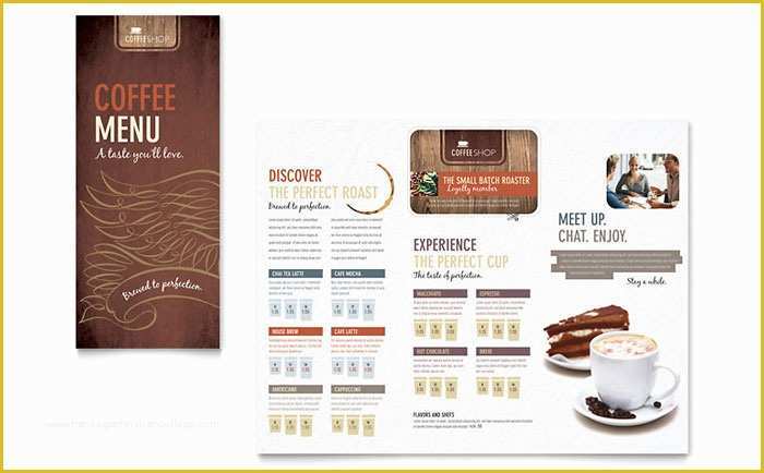 Coffee Shop Website Template Free Download Of Coffee Shop Menu Template Design