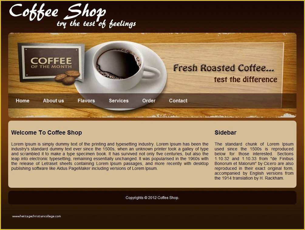 Coffee Shop Website Template Free Download Of Free Website Template for Coffee Shop Download Free Apps