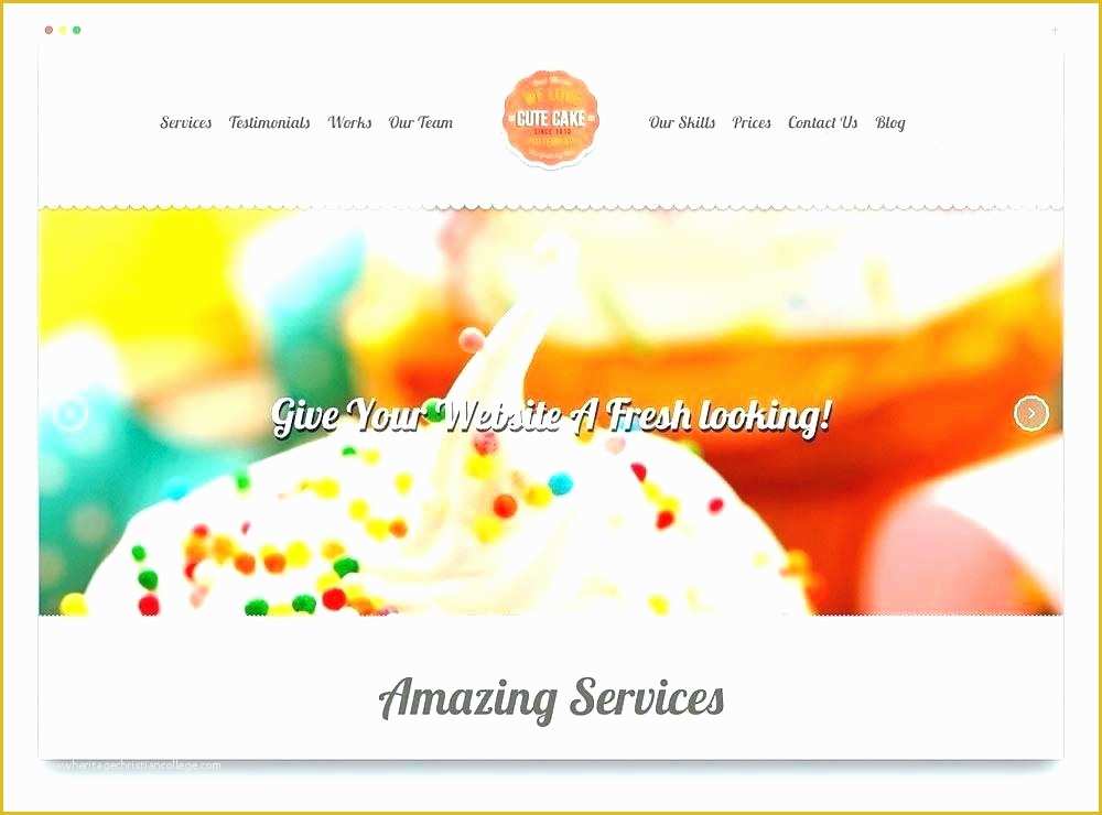 Coffee Shop Website Template Free Download Of Template Bakery Responsive theme Cake Website Templates