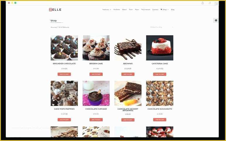 Coffee Shop Website Template Free Download Of Website Template Coffee Bakery Fruits Custom Design Foods