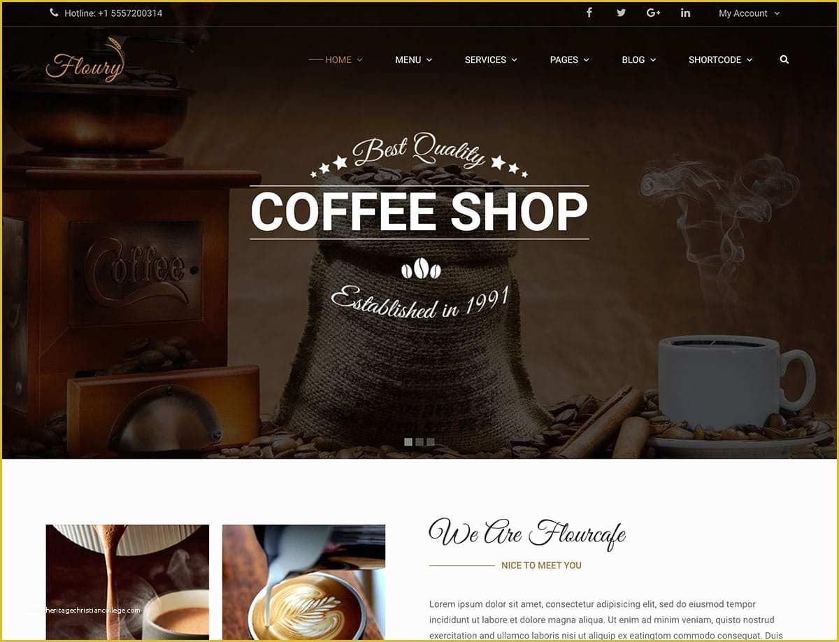 Coffee Shop Website Template Free Of 10 Best Coffee Shop Wordpress themes 2019
