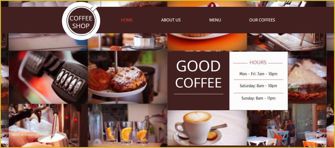 Coffee Shop Website Template Free Of 24 Beautiful Free Website Templates for Restaurants