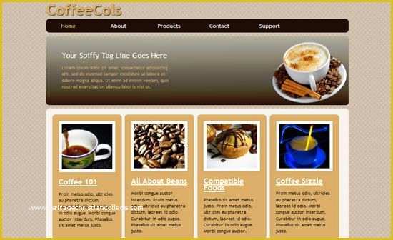 Coffee Shop Website Template Free Of Coffee Shop HTML5 and Css3 Style Template HTML5