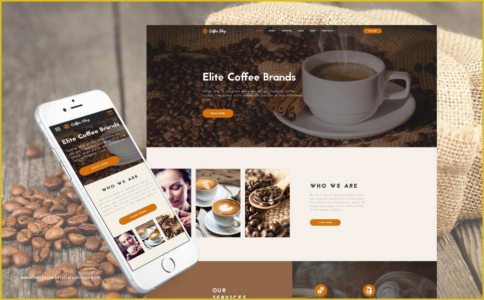 Coffee Shop Website Template Free Of Coffee Shop Website Template