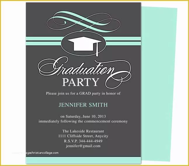 College Graduation Party Invitations Templates Free Of 46 Best Printable Diy Graduation Announcements Templates