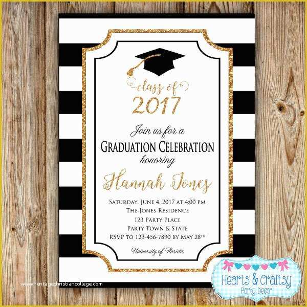 College Graduation Party Invitations Templates Free Of 49 Graduation Invitation Designs &amp; Templates Psd Ai